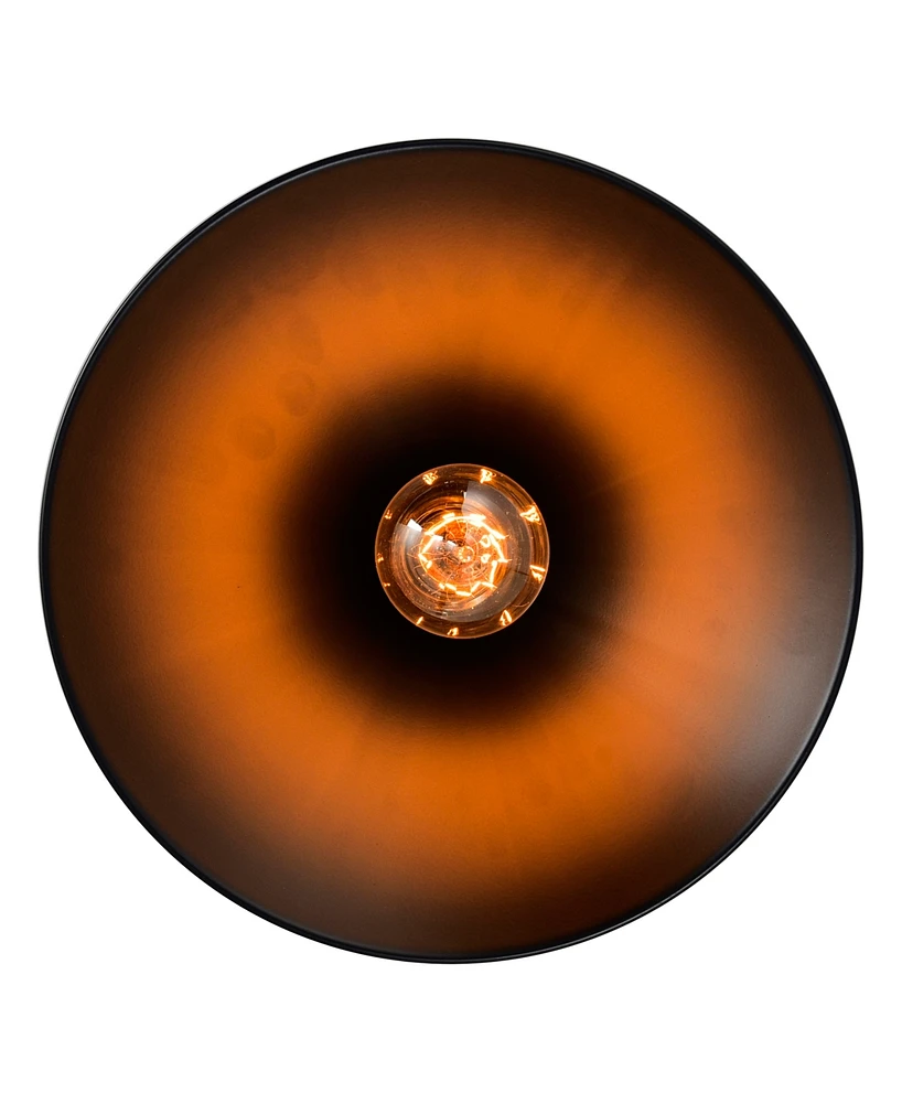 Cwi Lighting 8" Metal Brave 1 Light Mini Pendant