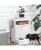 Multi-Purpose Pet Feeder Station Home, Office, or Bedroom Storage