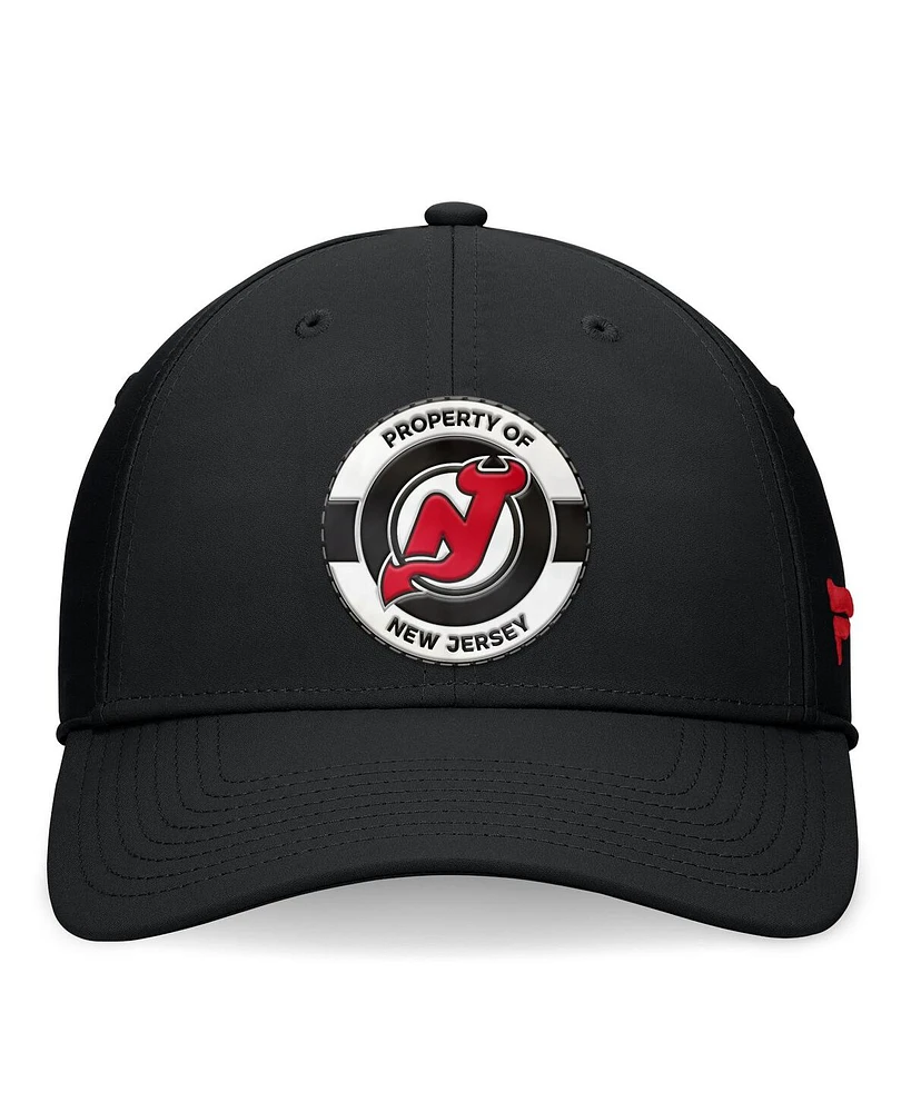 Fanatics Men's Black New Jersey Devils Authentic Pro Training Camp Flex Hat