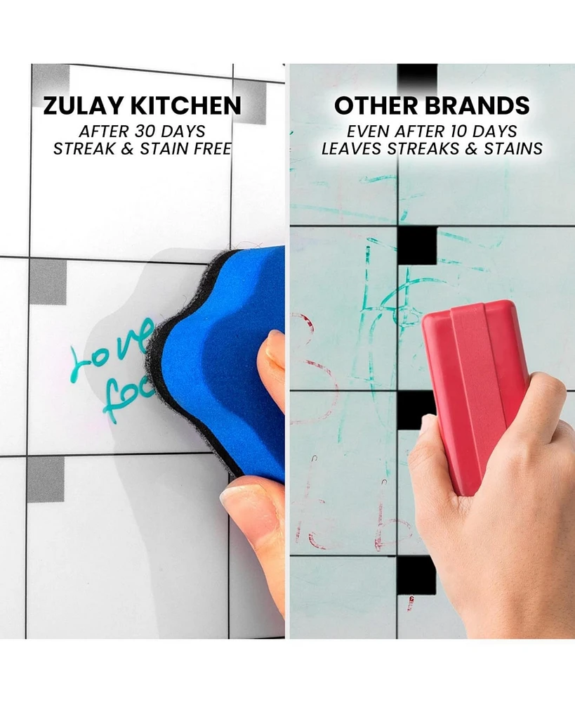 Magnetic Dry Erase Calendar Whiteboard Kit for Fridge