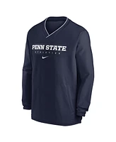 Nike Men's Navy Penn State Nittany Lions 2024 Sideline Pullover Wind shirt