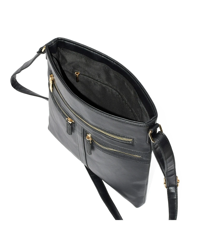 Nicci Ladies' Crossbody Bag with Zipper Design
