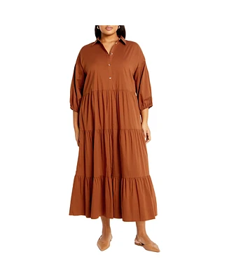 Plus Kara Midi Dress