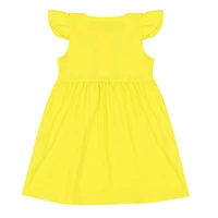Mixed Up Clothing Girls Embroidered Short Flutter Sleeve Cozy Dress