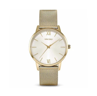 Vincero Rose Women's Eros Petite Watch With Milanese Mesh Band