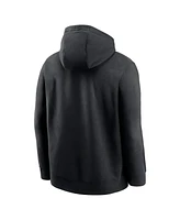 Nike Men's Black Oregon Ducks Statement Wordmark Lockup Pullover Hoodie