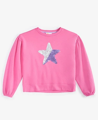 Epic Threads Little & Big Girls Sequined Star Sweatshirt, Created for Macy's