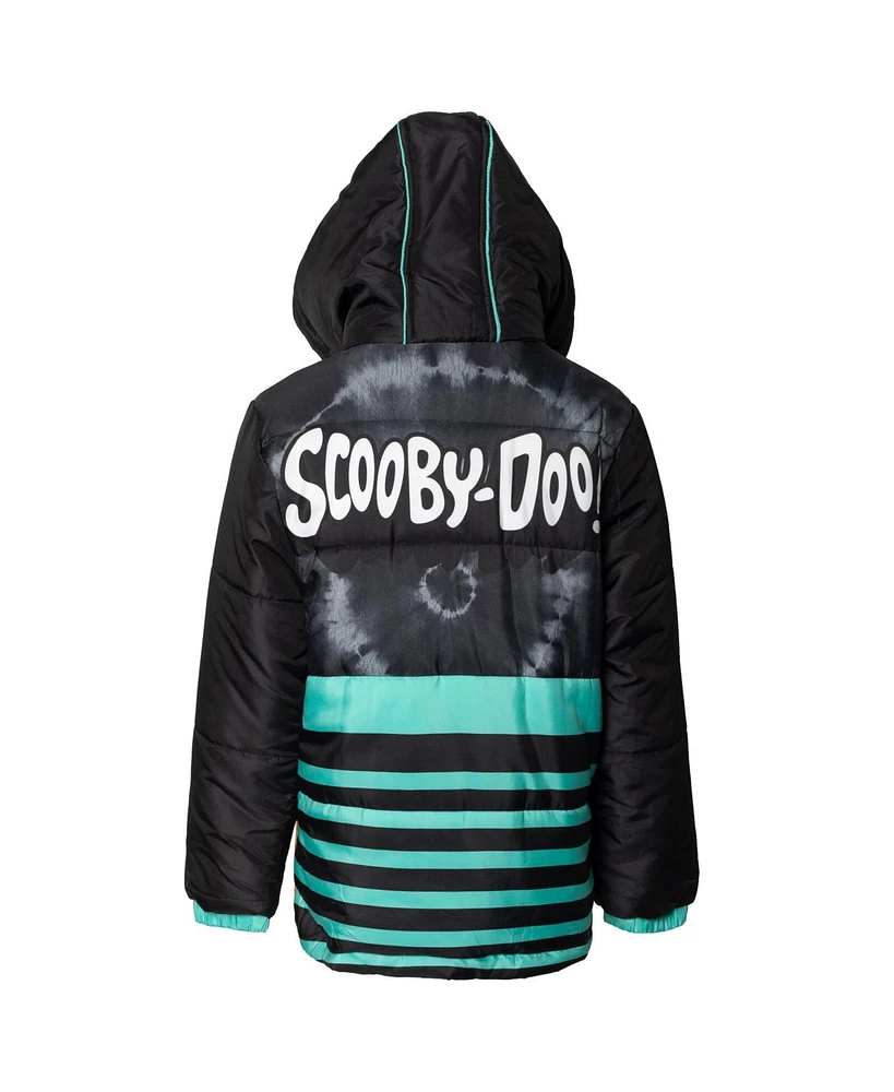 Scooby Doo Boys Warner Bros. Zip Up Winter Coat Puffer Jacket
