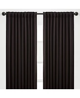 Chanasya Premium 2-Panel Ornamental Damask Classy Room Darkening Curtains - 3-in-1 Back Tab, Rod Pocket, Ring Tab for Windows Living Bedroom