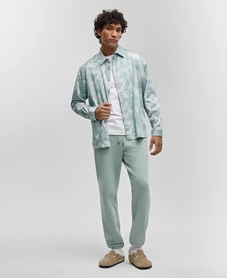 Mode of One Men's Relaxed-Fit Printed Button-Up Shirt, Created for Macy's