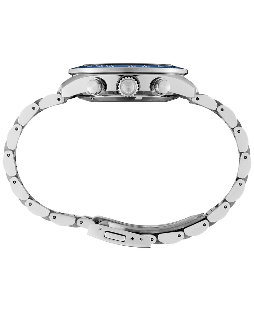 Seiko Men's Solar Chronograph Prospex Speedtimer Stainless Steel Bracelet Watch 41mm