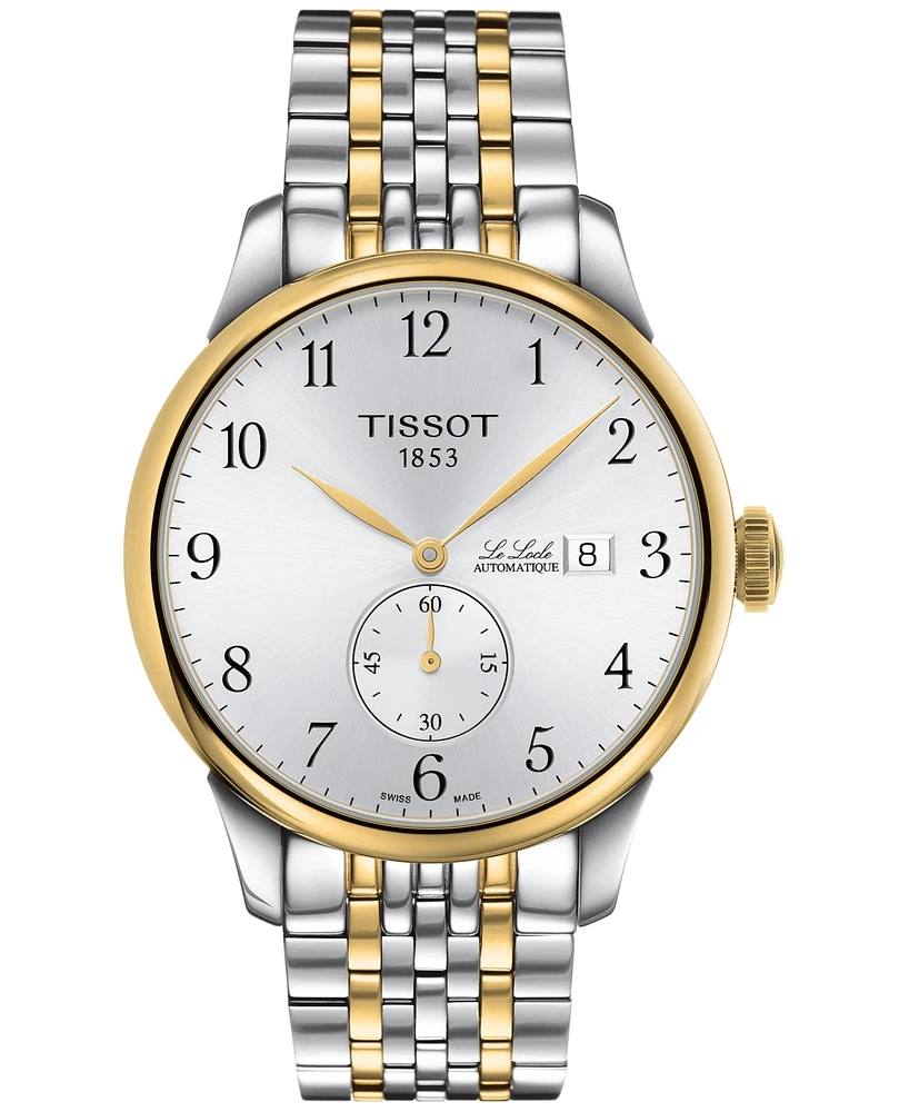 Tissot Women's Swiss Automatic Le Locle Petite Seconde Two-Tone Stainless Steel Bracelet Watch 39mm