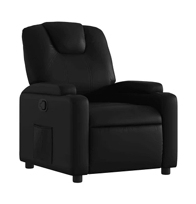 vidaXL Recliner Chair Gray Faux Leather