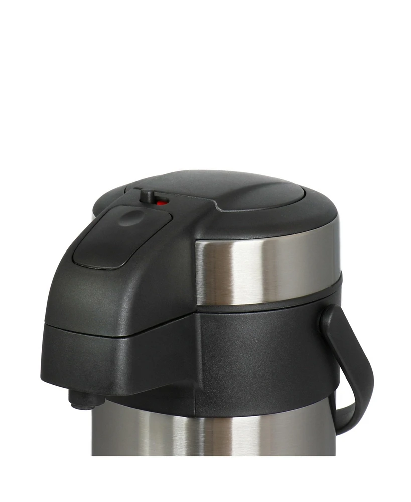 MegaChef Quart Stainless Steel Vacuum Body Pump Cap Air Pot