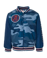 Avengers Boys Spider-Man Varsity Bomber Jacket