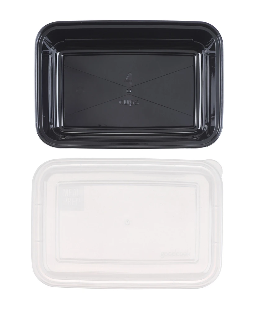 Good Cook Meal Prep Rectangle Single Compartment 30 Pack Container