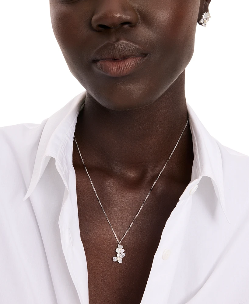 Kate Spade New York Mixed Stone Flower Pendant Necklace