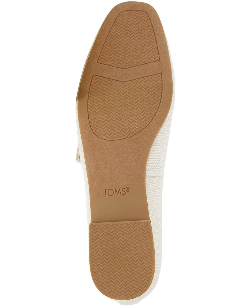 Toms Women's Bianca Canvas Mary Jane Flats