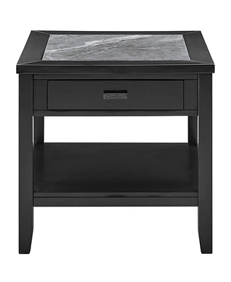 Garvine 25" Wood End Table