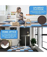 BalanceFrom Fitness Tile Thick Interlocking Puzzle Foam Exercise Play Mat