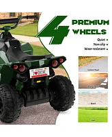 12V Battery Powered Kids Ride On Atv Electric 4-Wheeler Quad Car with MP3 & Ligh
