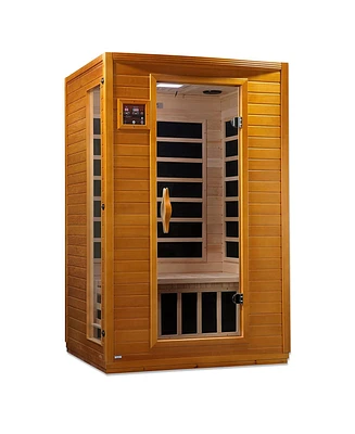 Dynamic Andora 2 Person Low Emf 6 Heating Panel Infrared Therapy Sauna with Bluetooth