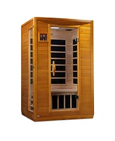 Dynamic Andora 2 Person Low Emf 6 Heating Panel Infrared Therapy Sauna with Bluetooth