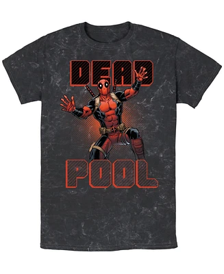 Fifth Sun Men's Deadpool Short Sleeve Mineral Wash Tee