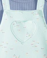 First Impressions Baby Girls Headband, Bodysuit & Fleece Overalls, 3 Piece Set, Created for Macy's