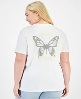 Love Tribe Trendy Plus Size Do Not Disturb Graphic T-Shirt
