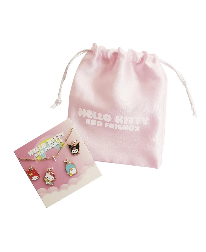 Hello Kitty Sanrio Friends Charm Set Diy With Necklace Chain