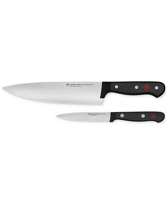 Wusthof Gourmet Black 2-Piece PrecisionEdge Chef's Set