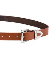Levi's Women's Western Metal Tip End Leather Extended Size Belt