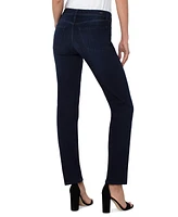 Liverpool Los Angeles Women's Kennedy Mid Rise Straight Jeans