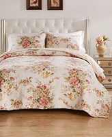 Greenland Home Fashions Grace Shabby Chic 3-Pc. Quilt Set