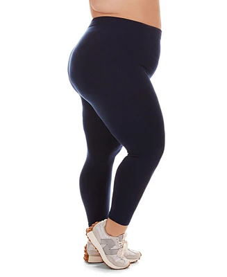 MeMoi Plus Seamless Fleece-Lined Leggings