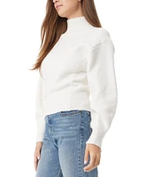 Sam Edelman Women's Lyric Bow-Back Wide-Hem Sweater
