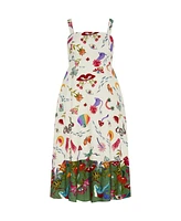 City Chic Plus Size Annabel Print Maxi Dress