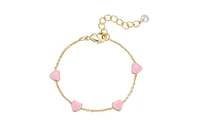 Lily Nily Toddler Pink Heart Charms Bracelet