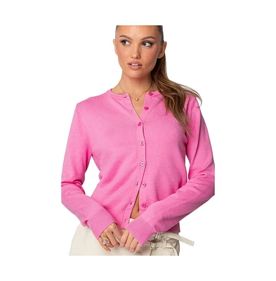Edikted Womens Shlo Knitted Cardigan