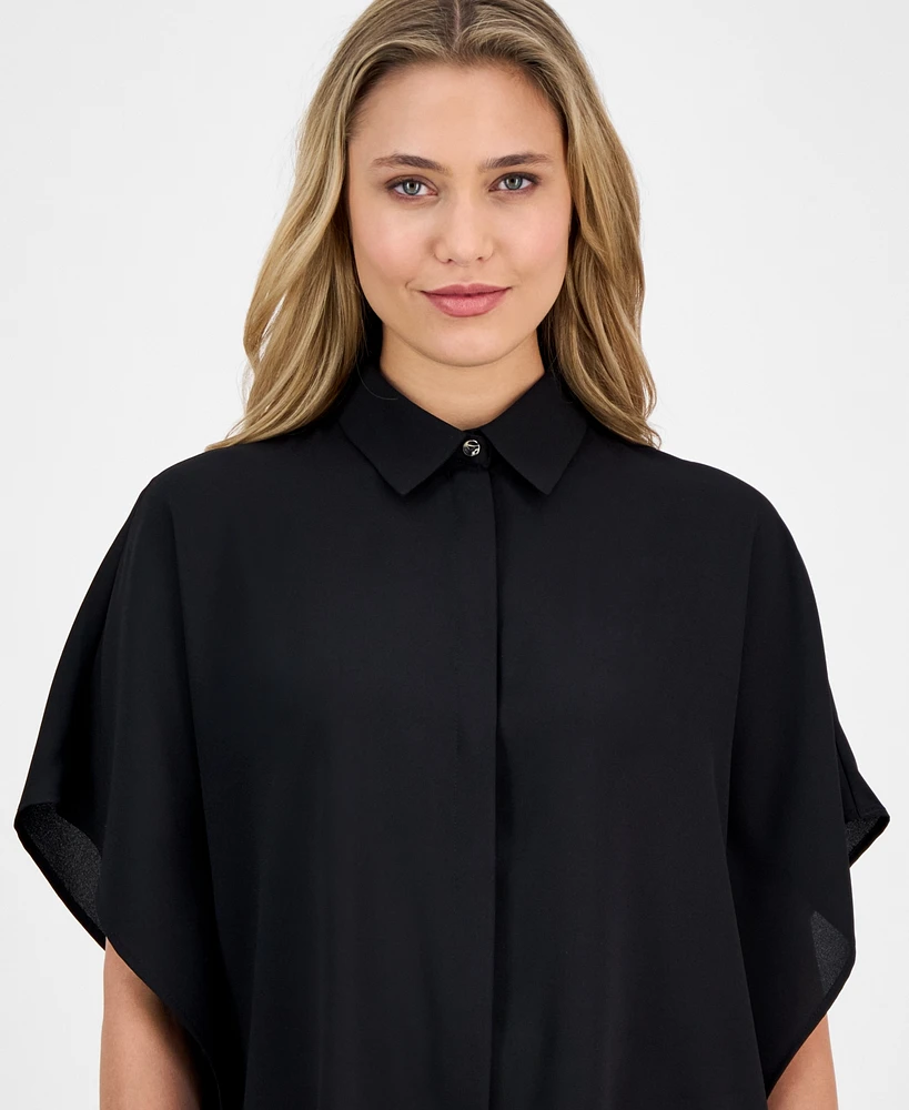 Anne Klein Women's Dolman-Sleeve Blouse