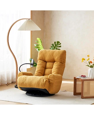 Versatile Lounge Chair Adjustable Angles, Ergonomic Comfort, Tv/Nap Ready