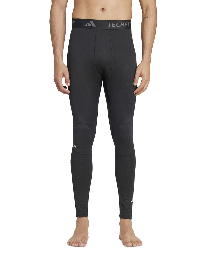 adidas Men's Compression-Fit Logo Tights