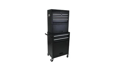 Slickblue High Capacity 6-Drawer Rolling Tool Chest with Wheels for Easy Storage and Mobility