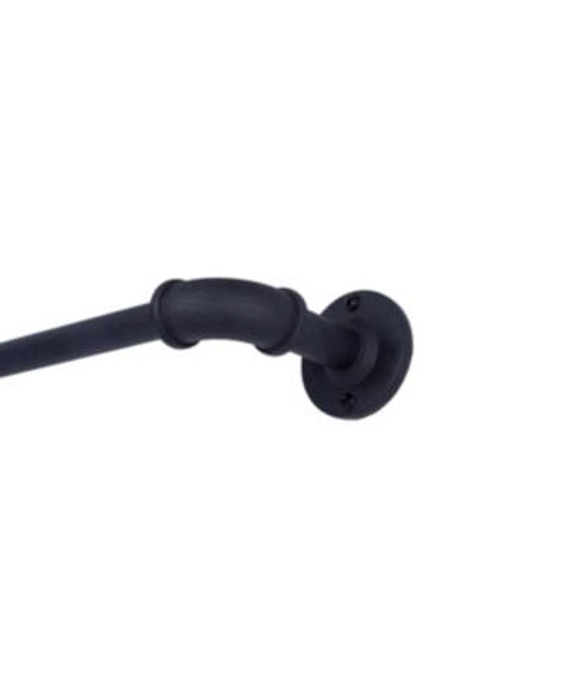 Kenney Bronn 3 4 Inch Decorative Curtain Rod For Room Darkening Privacy