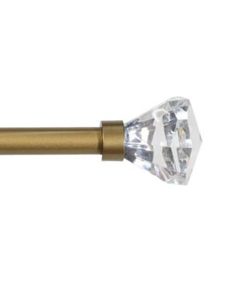 Kenney Fast Fit Easy Install Nadia 5 8 Decorative Window Curtain Rod