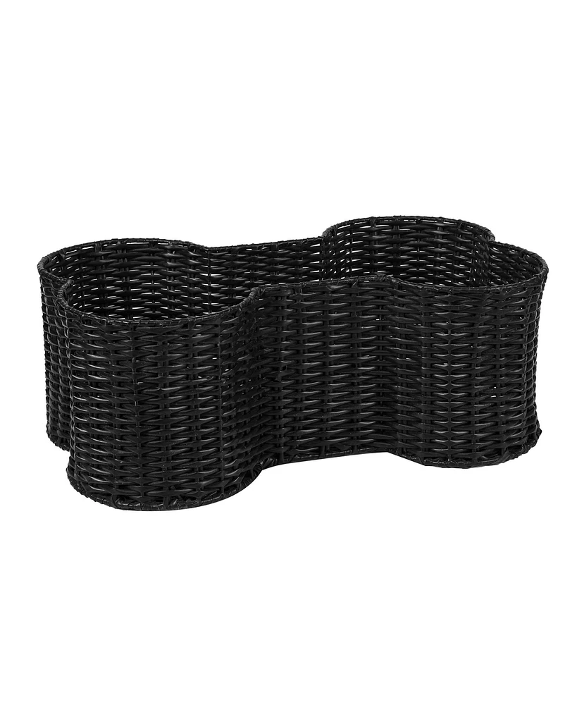 Park Life Designs Loxley Collection Bone Shapped Pet Storage Basket