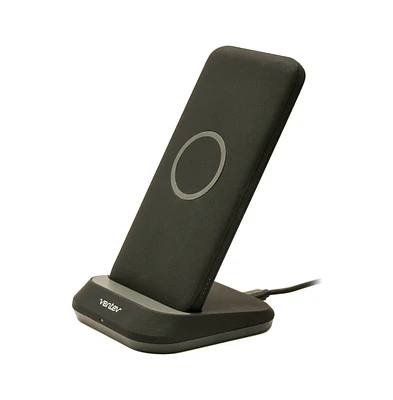 Ventev 10W Ultrafast 2 in 1 Charge Stand and 10k mAh Portable Battery-Black