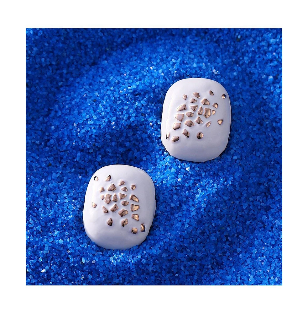 Sohi Women's The Aureate Stud Earrings