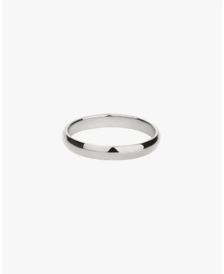 Sterling Silver Ingrid Classic Band Ring Size 7 – Everyday Summer Ring, Sleek Finish, Gift for Her